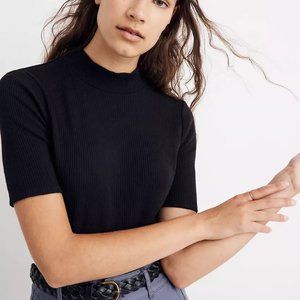 Madewell Women's Ribbed Mockneck Top
